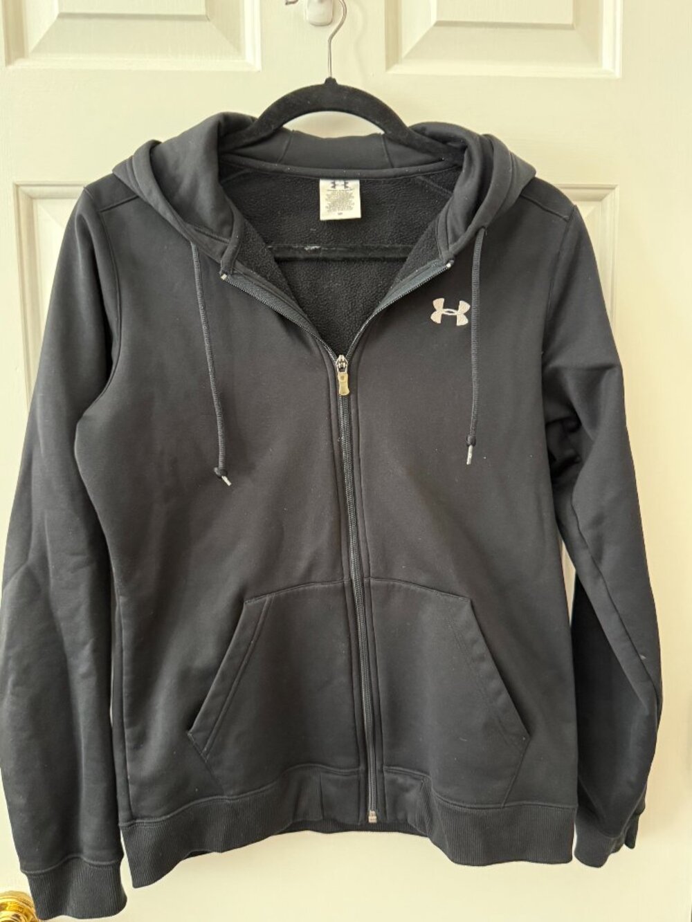Men's Under Armour Gray Hoodie_Men's Size Medium